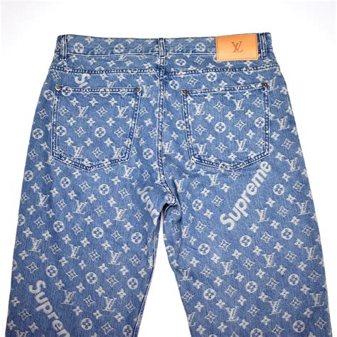 lv jeans supreme|louis vuitton sweatpants.